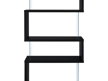 Elias - 4 Shelf Bookshelf With Zigzag Design