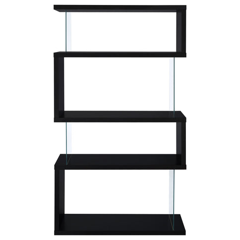 Elias - 4 Shelf Bookshelf With Zigzag Design