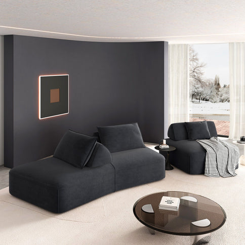 Modern Luxury Oversized Modular Sectional Sofa Set