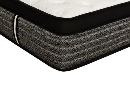 Premium 16" Queen Size Hybrid Mattress In A Box Plush Gel Memory Foam Top With Cooling Technology - Gray / White