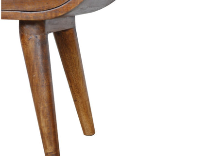 Circular Open Bedside Nightstand