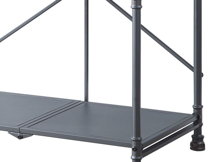 Cordelia - Hand-Brushed Console Table - Black / Bronze