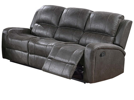 Modern Reclining Sofa With Padded Seat And Backrest