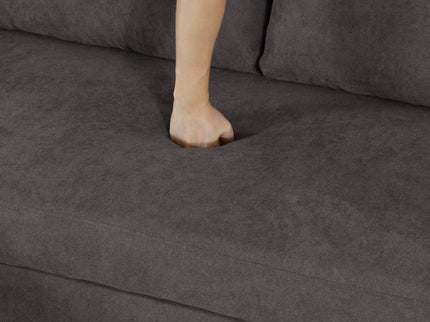 L - Shaped Convertible Sofa Bed With Storage Chaise