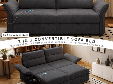Sofa Bed With Convertible Design, Living Room Furniture