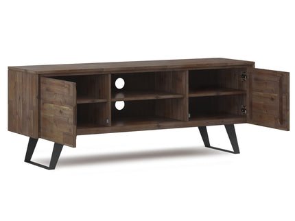 Lowry - TV Media Stand - Rustic Natural Aged Brown