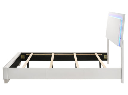 Felicity - LED Panel Bed With Built In Lighting