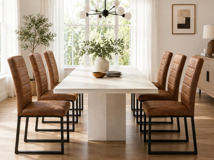 Oversized Square Design Dining Chairs For Home