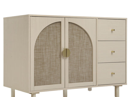 2 Door 3 Drawer Cabinet, Adjustable Storage System