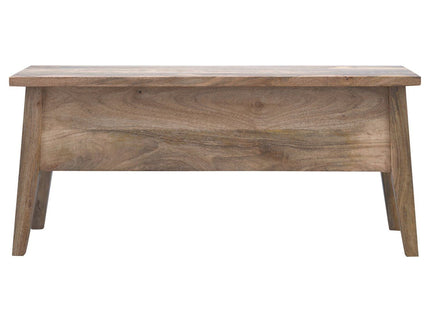 Lid Up Storage Bench - Oak