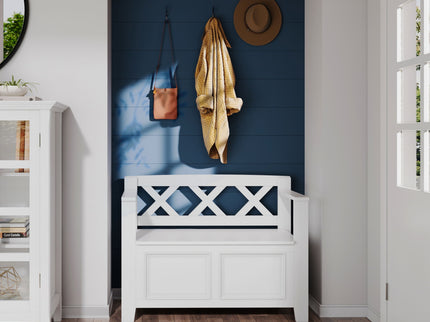 Amherst - Small Transitional Entryway Storage Bench