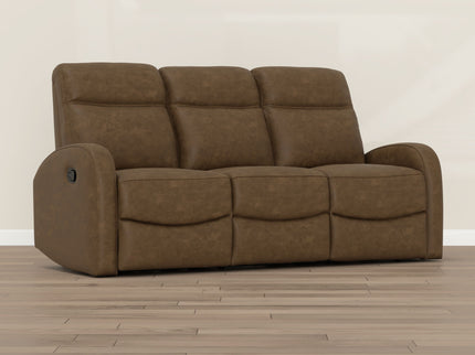Manual Reclining Sofa With Dual Independent Recliners