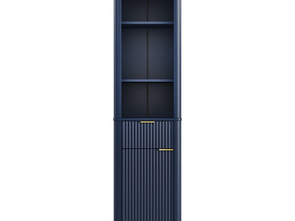 Tall Bathroom Storage Cabinet With Adjustable Shelves And 1 Drawer & Door