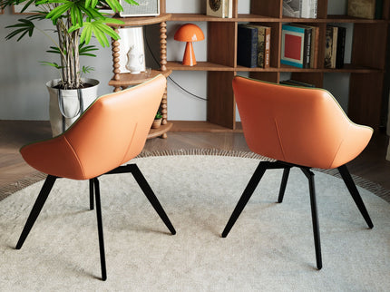Modern Medieval Kitchen Dining Chair With 360 ° Rotation