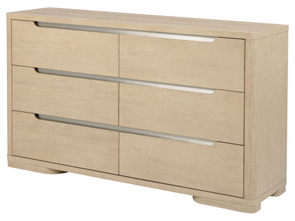 Mirador - 6 Drawer Bedroom Dresser - Natural