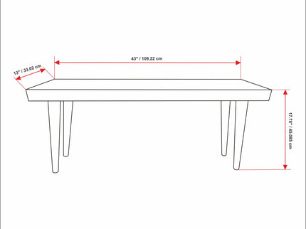 Durham - Bench - Distressed Natural
