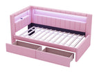 Pink / Twin / 2 Drawers