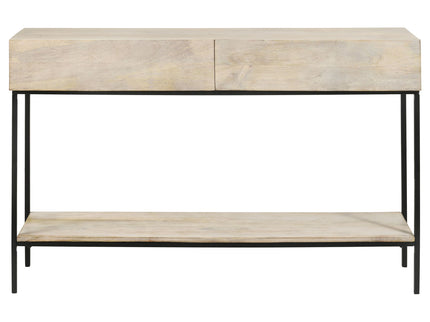 Terrace - 2 Drawer Entryway Console Table - White Washed