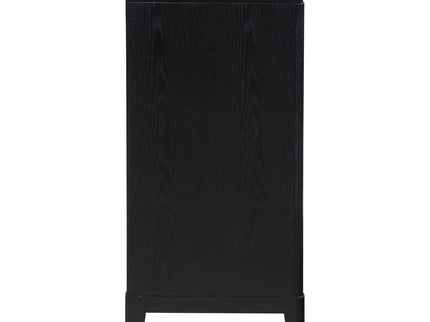 Mason - 8 Drawer Dresser With Fluted Design - Black