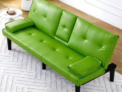 Sofa Bed With Foldable Design And Cup Holder