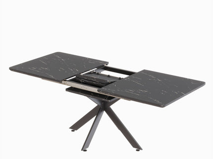 Modern Mid-Century Dining Table Set With Extendable Design