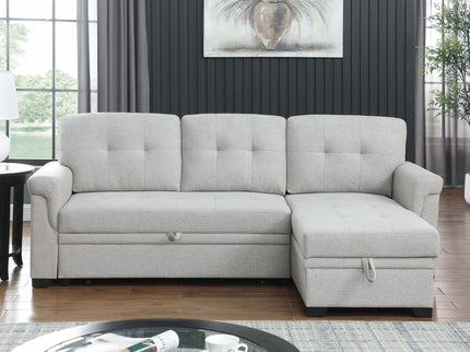 Lucca - Reversible Sleeper Sectional Sofa With Storage Chaise