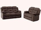 Dark Brown / 2 Pc. Sofa, Loveseat