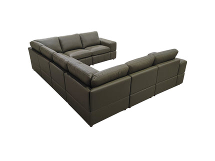 Modern Sectional Sofa With Large Square Arms