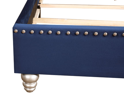 Elegant Transitional Upholstered Bed