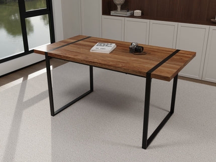 Rectangular Dining Table, 4 - 6 Person Capacity - Wood