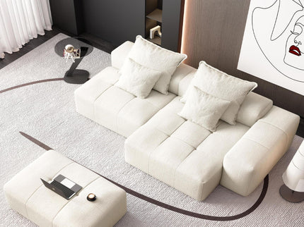 Modern Oversized Diy Combination Modular Sectional Sofa With Pillows