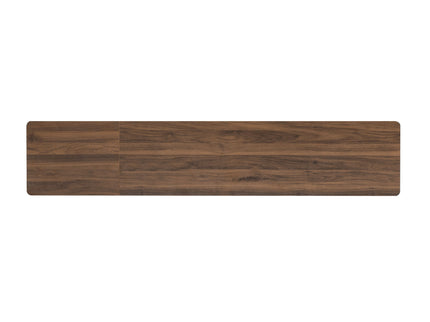 78" TV Stand For 85" TVs With Soft Close Doors, Open Shelf - Walnut