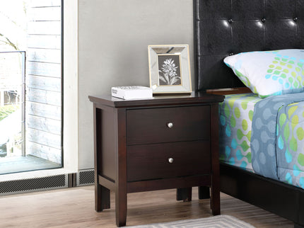 English Dovetailed Drawers Nightstand