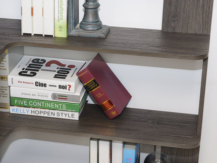 L-Shaped Design Corner Bookshelf