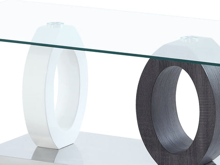 Tracker - Coffee Table - Brown / White