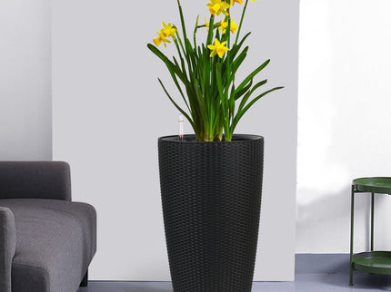 Tall Planters Set With Water Level Monitor And Auto Watering