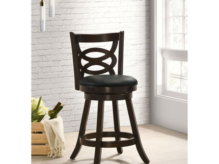 Swivel Counter Stool (Set of 2) - Black