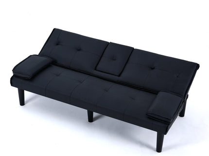 Sofa Bed With Foldable Design And Cup Holder