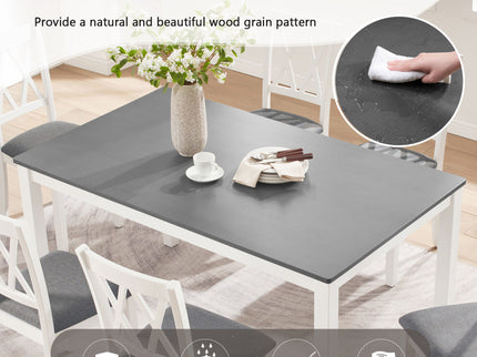Modern Dining Set With Upholstered Chairs