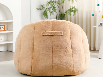 Beanbag Chair, Beanbag Sofa Chair With Armrests Stuffed High Density Foam