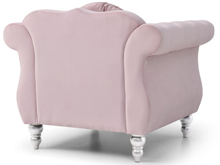 Chic Transitional Flared Arm Chair