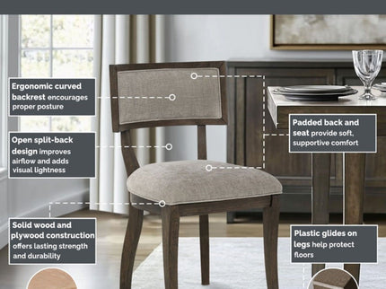 Marie - Upholstered Dining Chair (Set of 2) - Beige
