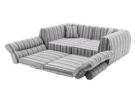 3 Seater, Couch With Throw Pillows For Living Room