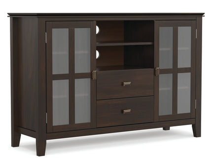 Artisan - Tall TV Media Stand - Dark Chestnut Brown