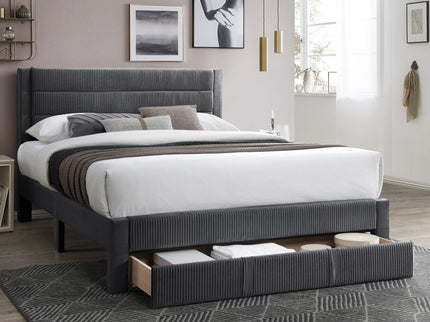 Contemporary Bed With Storage Drawer