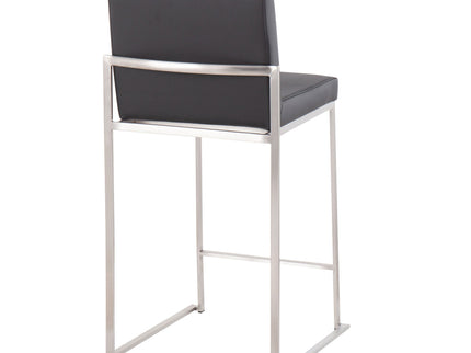 Fuji - Contemporary High Back Counter Stool, Functional Design
