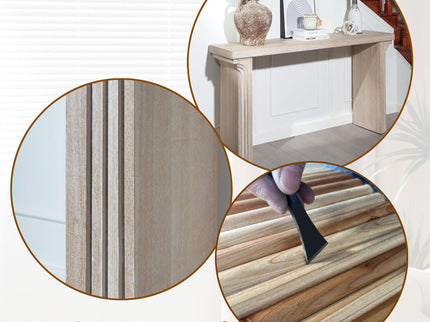 Console Table With Decorative Molding