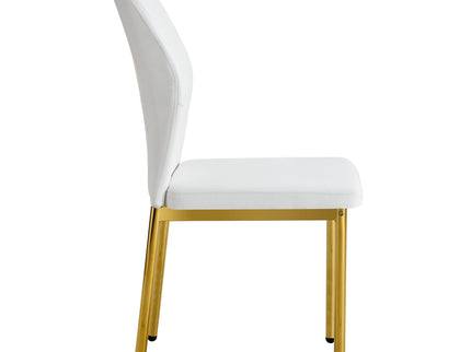 Luxury Simple Chair With Metal Leg