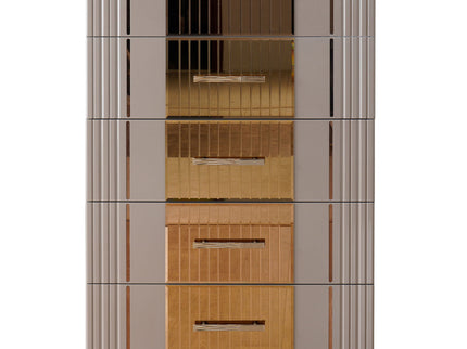 Lorenzo - 5 Drawer Chest - Gray