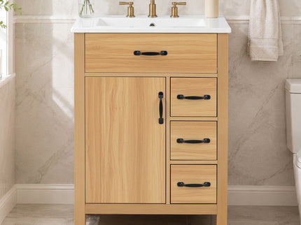 Modern Traditional Bathroom Vanity With Sink